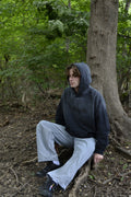 CHARCOAL BLACK HOODIE